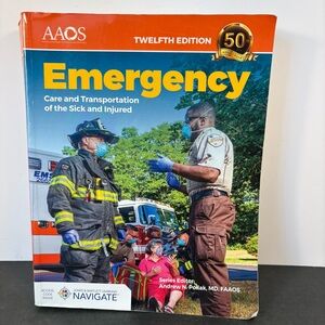 AAOS Emergency Care Textbook 12th Edition-Pre-owned